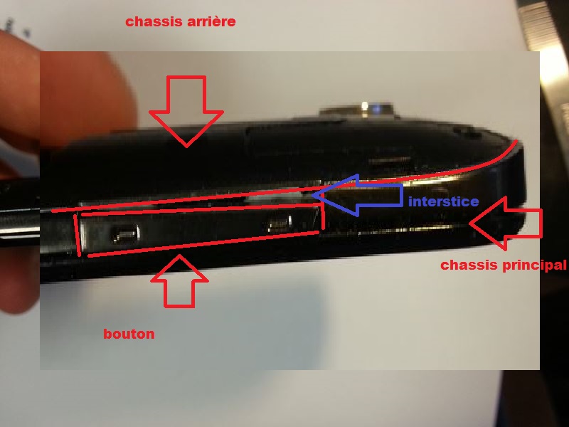 Interstice ch&acirc;ssis wiko iggy