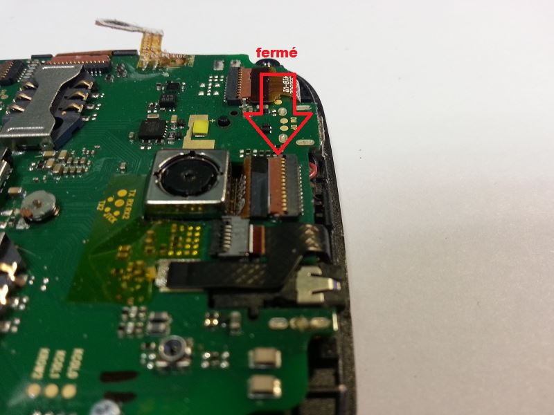 Connecteur cam&eacute;ra wiko iggy ferm&eacute;