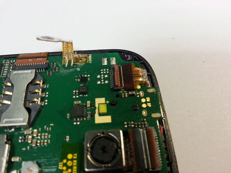 Nappe cam&eacute;ra secondaire wiko iggy d&eacute;branch&eacute;e