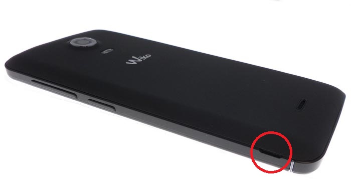 cache batterie wiko wax d&eacute;montage